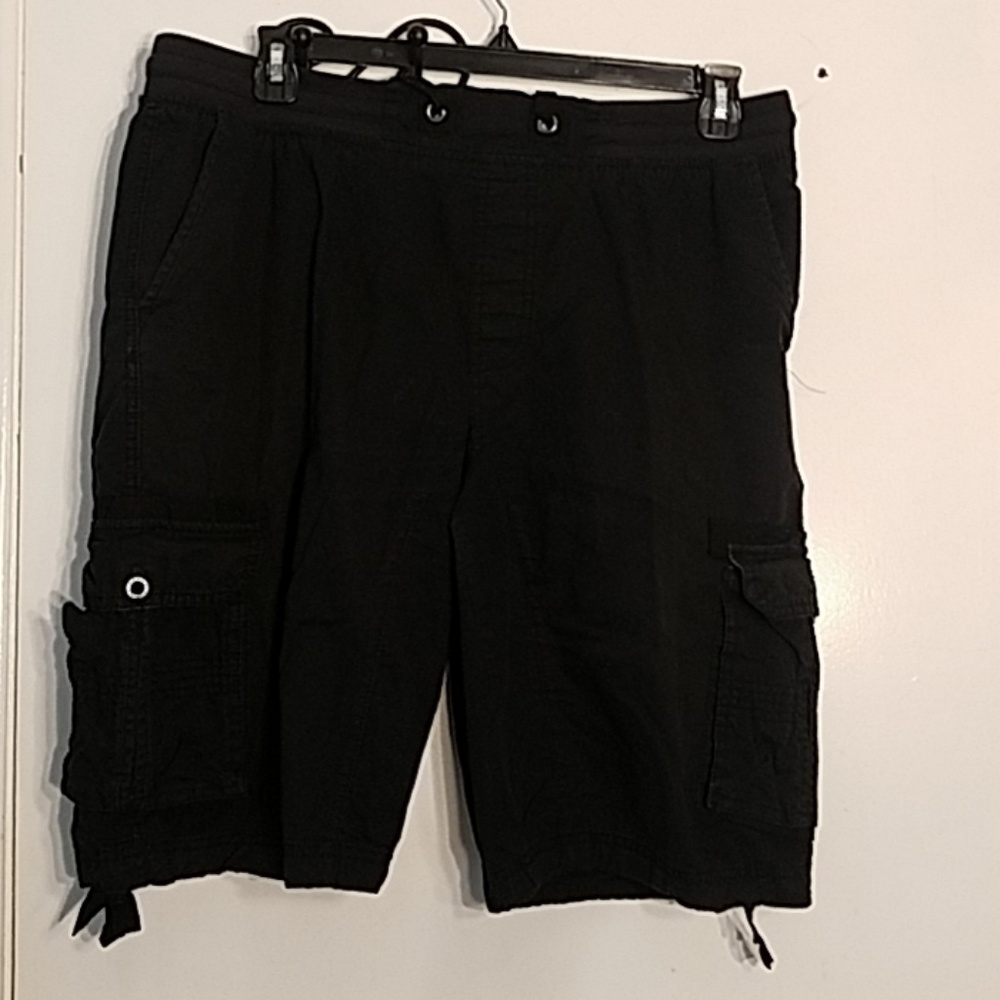 Black Cargo Shorts